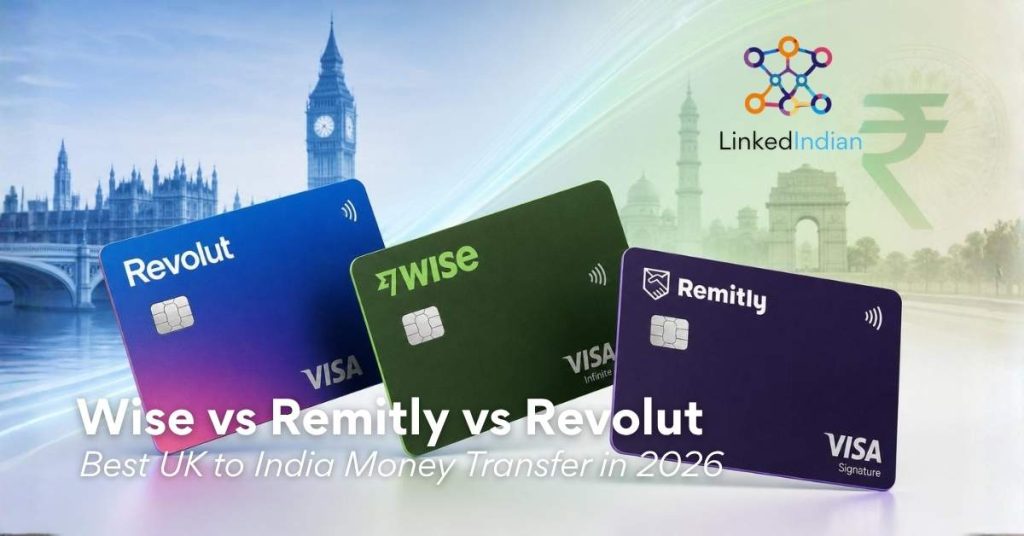 Comparison of Wise, Remitly, and Revolut for sending money from the UK to India
